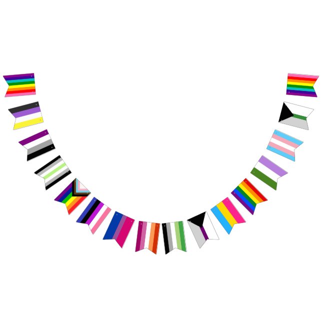 Bannière À Fanions Pride Flag Assortment Garland (Tout)