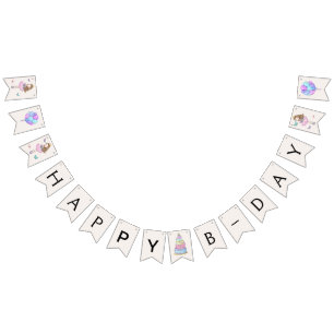 Bannière À Fanions Princesse Birthday de petite fille