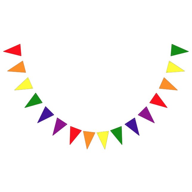 Bannière À Fanions Rainbow 6 Couleur LGBTQ Pride Célébration (Tout)
