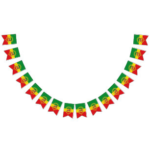 Bannière À Fanions Rastafari Rasta Reggae Vitalité Jamaïque Jah Racin