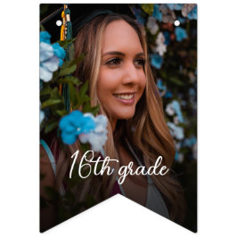Bannière À Fanions Réalisations des diplômes Niveau d'études Photos M