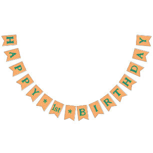 Bannière À Fanions Retro Modern Wild Happy 1er Birthday bund