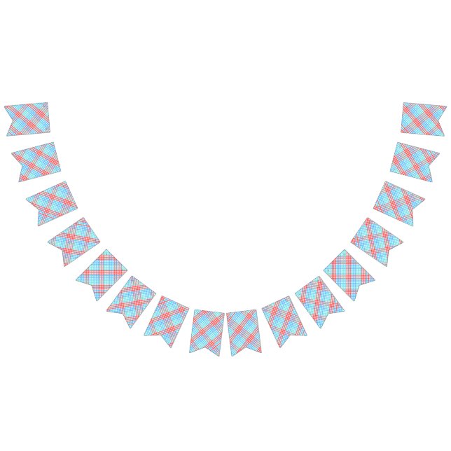 Bannière À Fanions Rocket Pop, Petit Plaid (Tout)