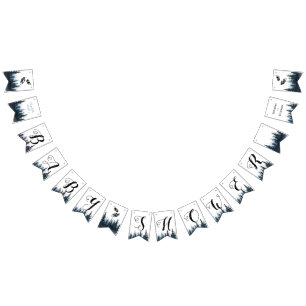 Bannière À Fanions Rustic Adventure bébé garçon bébé douche