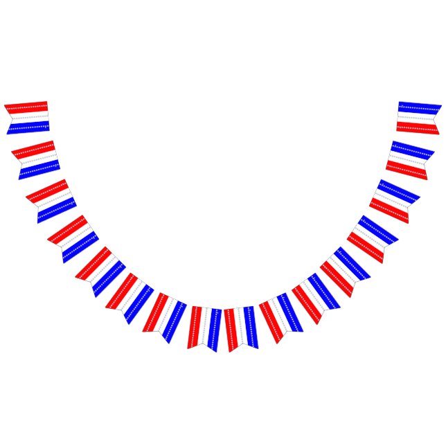 Bannière À Fanions Semiquincentennial Stars & Stripes 250th (Tout)