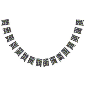 Bannière À Fanions Snowman Snow Globes