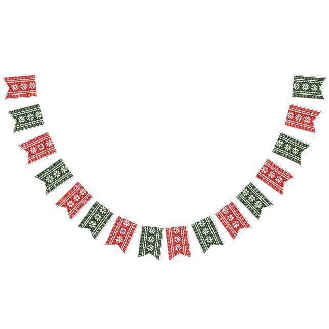 Bannière À Fanions Soirée de Noël moche (Tout)