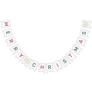 Bannière À Fanions Starfish Père Noël Joyeux Noël