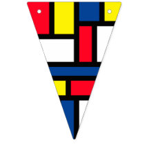 Style super et coloré moderne Mondrian Art Abstrai