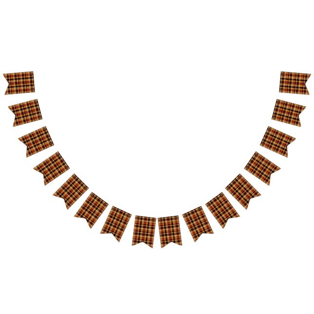 Bannière À Fanions Tartan (Tout)