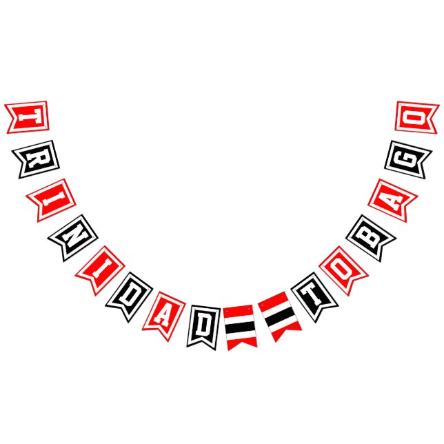 Bannière À Fanions Trinité-et-Tobago (Tout)