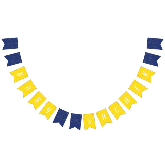 Bannière À Fanions Twinkle Little Star Baby shower Bunting Flags (Tout)