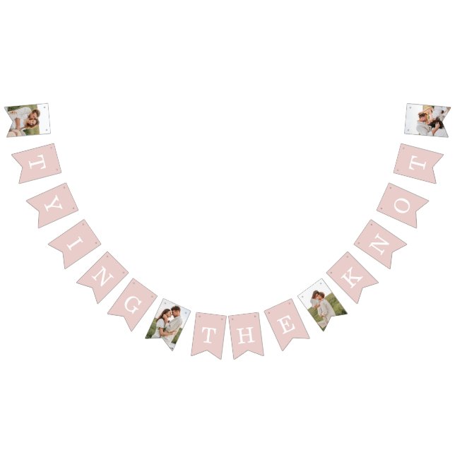 Bannière À Fanions Tying the Knot Photo (Tout)