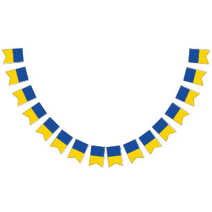 Bannière À Fanions Ukraine Drapeau, Pays Ukrainien Cadeau Patriotique