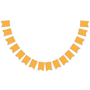 Bannière À Fanions Un mélange de teintes jaune et orange crée un vibr