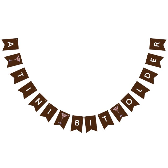 Bannière À Fanions Un Tini Un Peu Plus Ancien, Martini Chocolat (Tout)