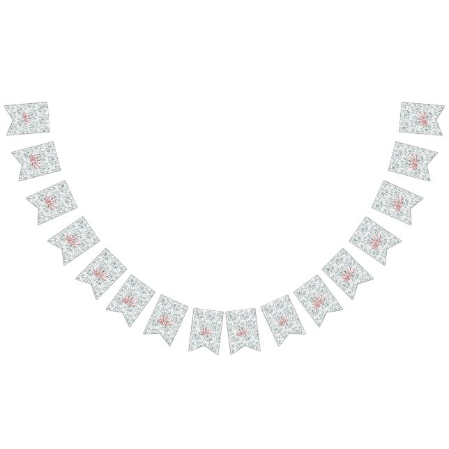 Bannière À Fanions une fleur rouge sur un arrière - plan noir (Tout)