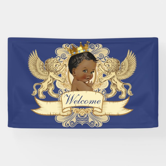 Bannière africaine d'accueil de baby shower de (Horizontal)