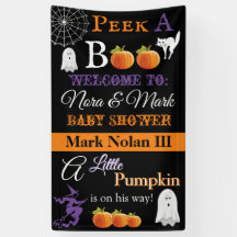 Bannière Baby shower d'Halloween
