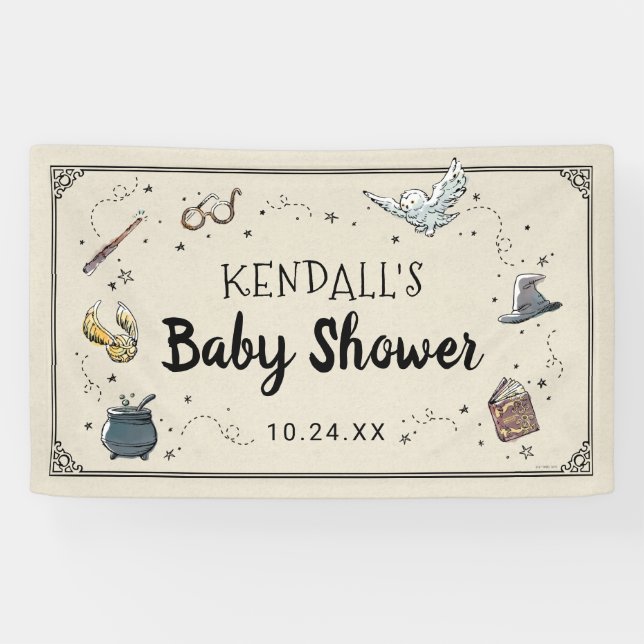 Bannière Baby shower Harry Potter (Horizontal)