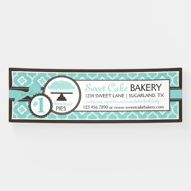 Bannière boulangerie à tarte Petite entreprise (Horizontal)