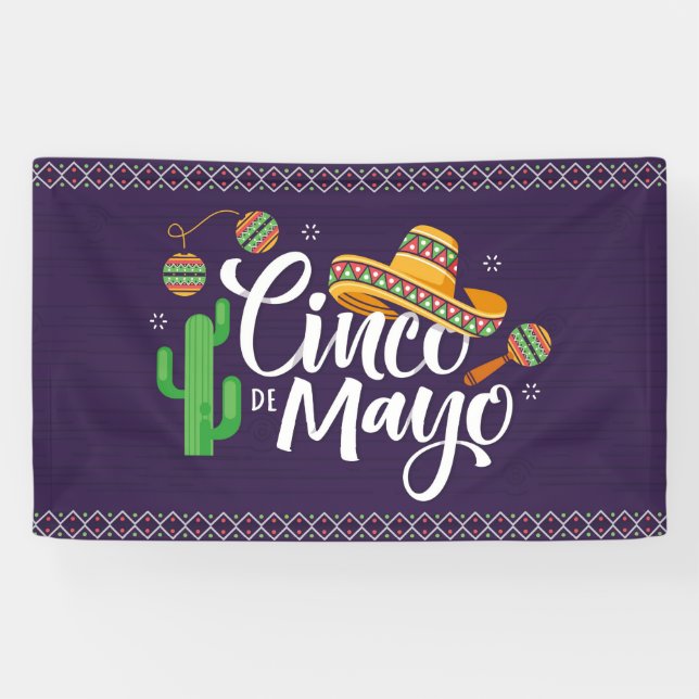 Bannière Cinco De Mayo (Horizontal)
