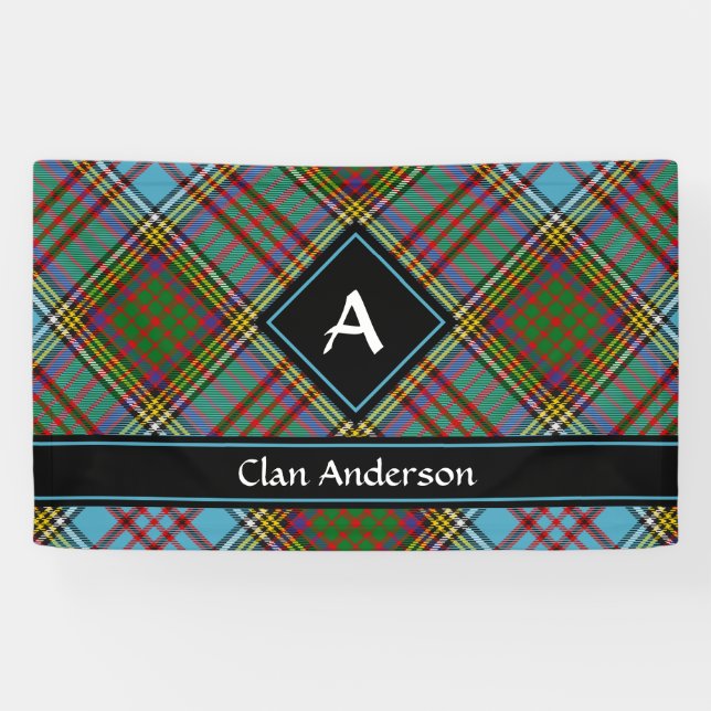 Bannière Clan Anderson Tartan (Horizontal)