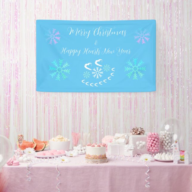 Bannière Coeurs heureux (Fête)