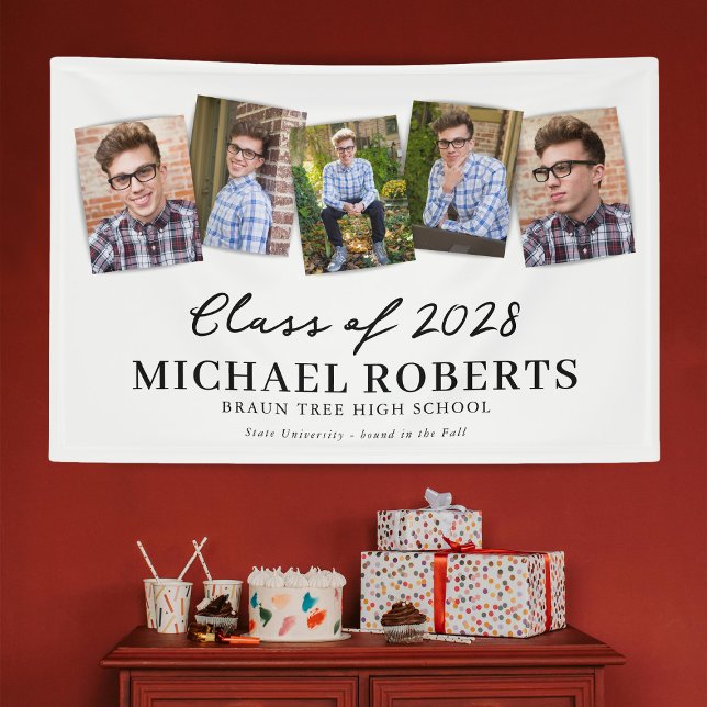 Bannière Collage Photo Simple Graduation (Créateur téléchargé)