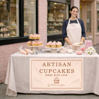 Bannière d'affaires de boulangerie de Cupcake pour