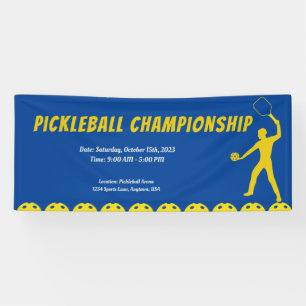 Bannière d'affichage des événements Pickleball Pas