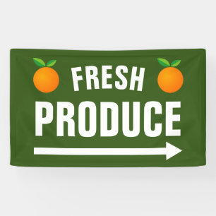 Bannière d'affichage du marché de l'agriculteur su