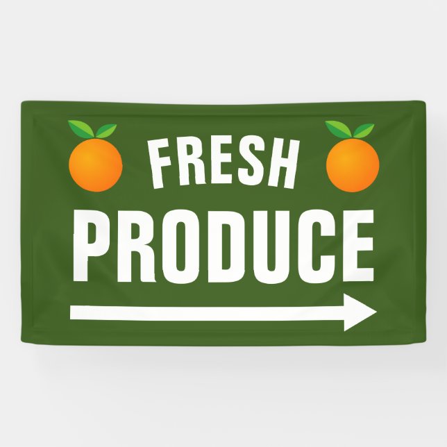 Bannière d'affichage du marché de l'agriculteur su (Horizontal)