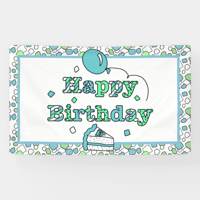 Bannière d'anniversaire (Horizontal)