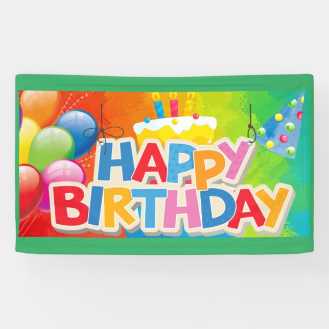 Bannière d'anniversaire (Horizontal)