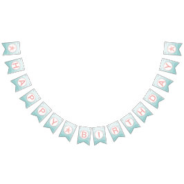 Bannière d'anniversaire de sirène