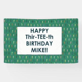 bannière d'anniversaire de Thir-pièce en t-Th