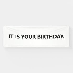 Bannière d'anniversaire du bureau C'est votre anni