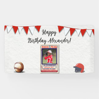 Bannière d'anniversaire photo de la recrue de l'an