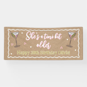 Bannière d'anniversaire un peu plus âgée