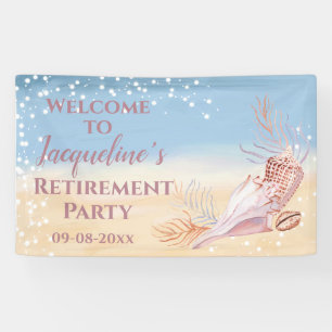 Bannière de bienvenue de la fête côtière de Retire