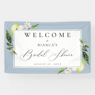 Bannière de bienvenue de la Fête des mariées de ci