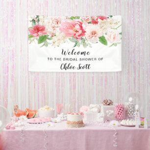Bannière de bienvenue de la Fête des mariées Rusti