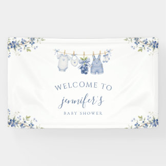Bannière de Bienvenue pour Baby Shower Berry Sweet