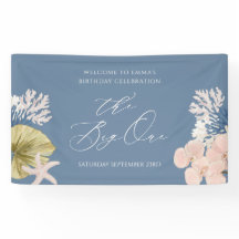 Bannière de bienvenue pour le premier anniversaire