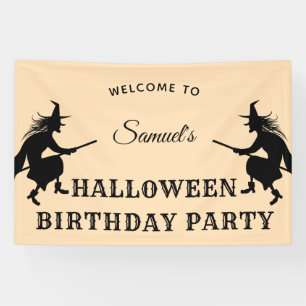 Bannière de bienvenue pour les enfants d'Halloween
