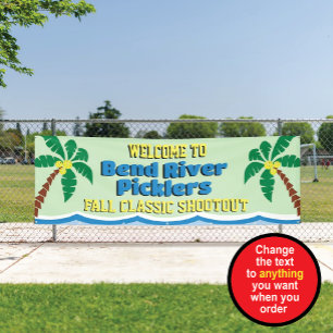 Bannière de Bienvenue pour Tournoi de Pickleball