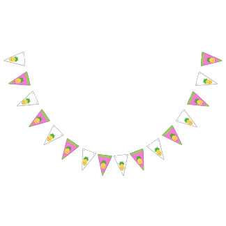 Bannière de brassage triangulaire en ananas doux