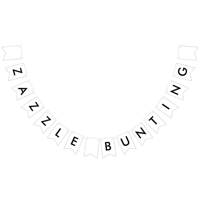 Bannière de Bunting Zazzle personnalisée - Swallow (Tout)