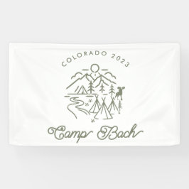 Bannière de Camp Bachelorette / Toile de fond